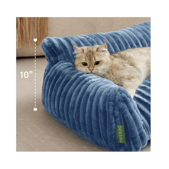 FWERDG Cute Couch Bed For Pets Supportive Cat Sofa Indoor Cats, Medium Dog Sofa - Picture 6 of 9